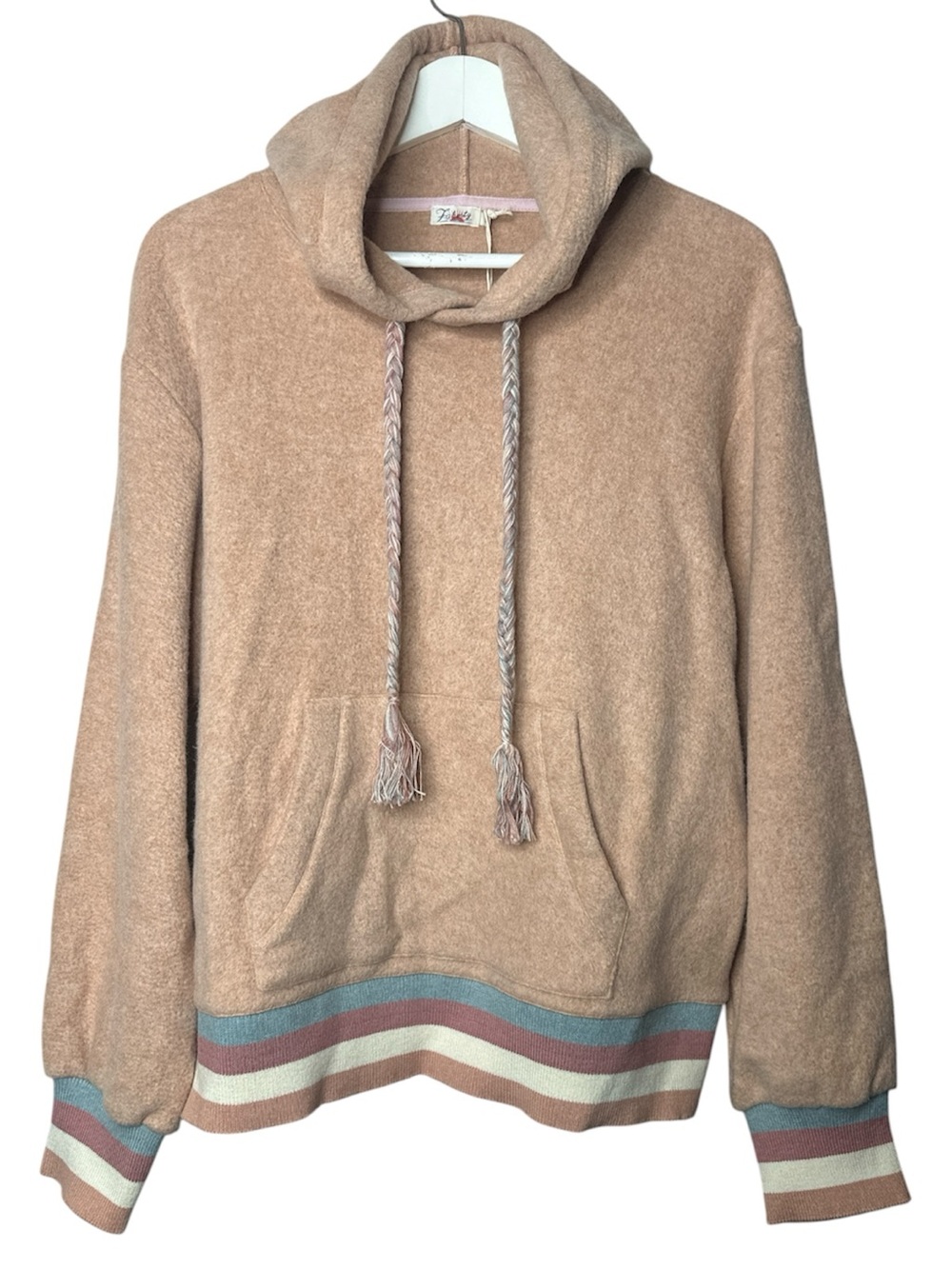 Faherty Oceanaire Fleece Hoodie PSR Sunrise Size Large